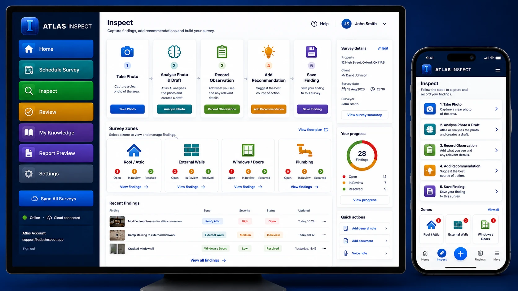 Inspect refreshed desktop and mobile Inspect workspace